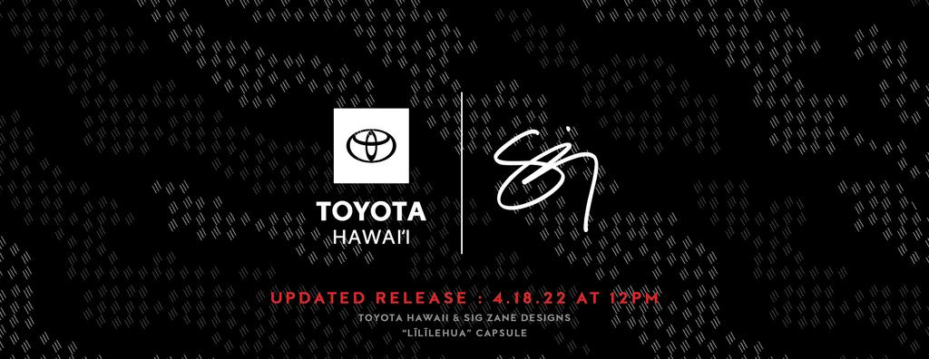 Toyota Hawaiʻi x Sig Zane Designs