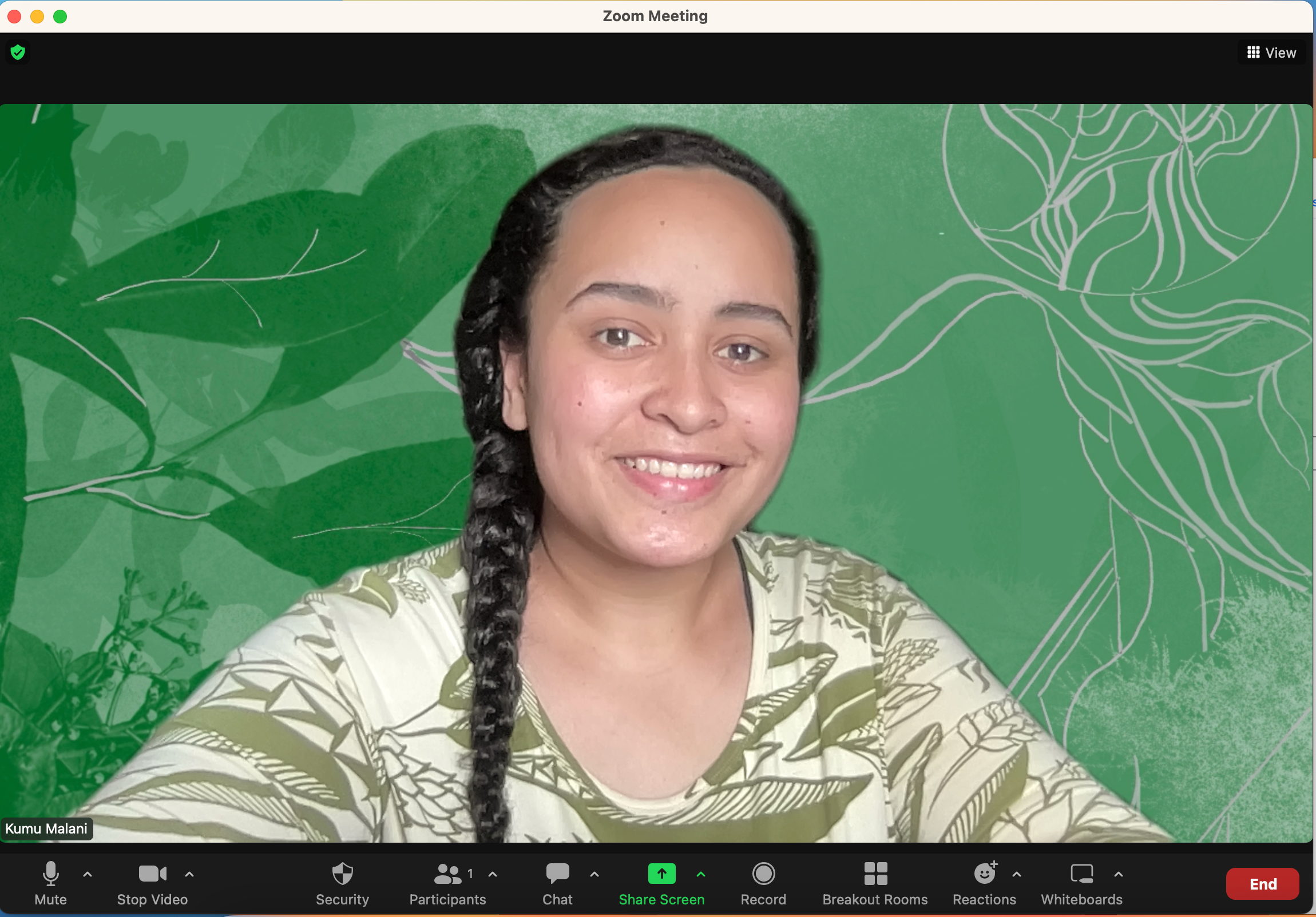 Mahina ʻŌlelo Hawaiʻi- Malani Vaitai