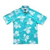 White Ginger Blossoms Pullover Aloha shirt- Capri