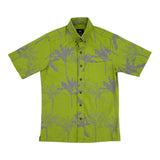 Kalepa Button Up Aloha Shirt- Peridot