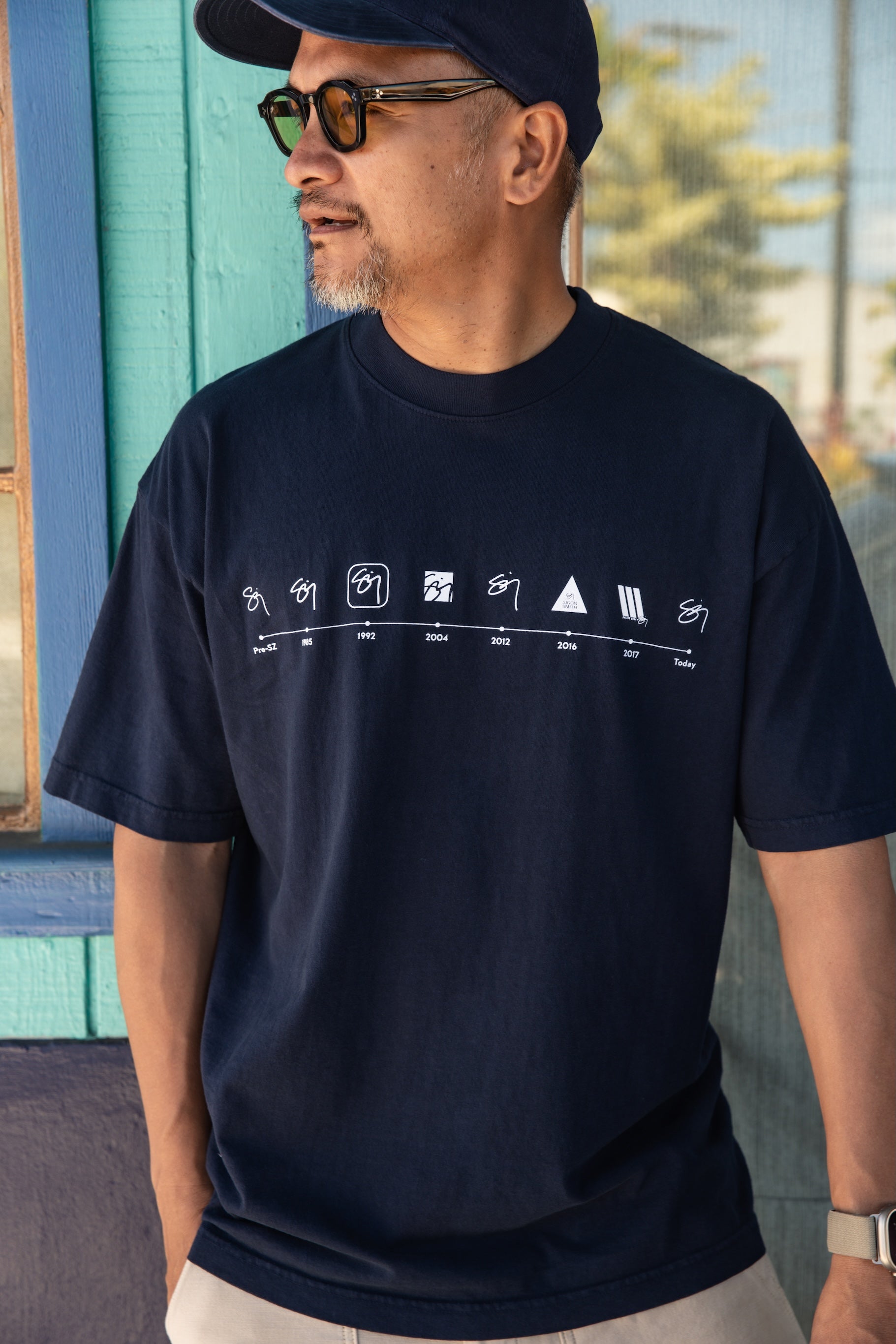 40th Anniversary Tee- Navy