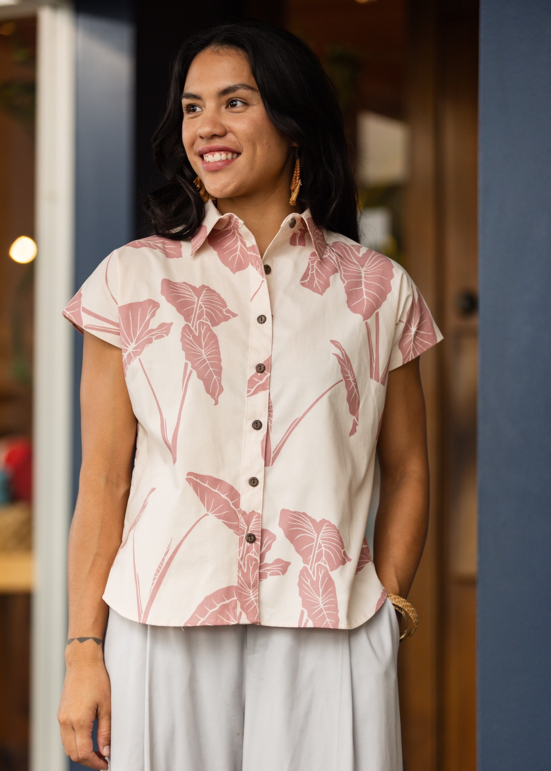 Pololū Lā kau Blouse-Lingerie