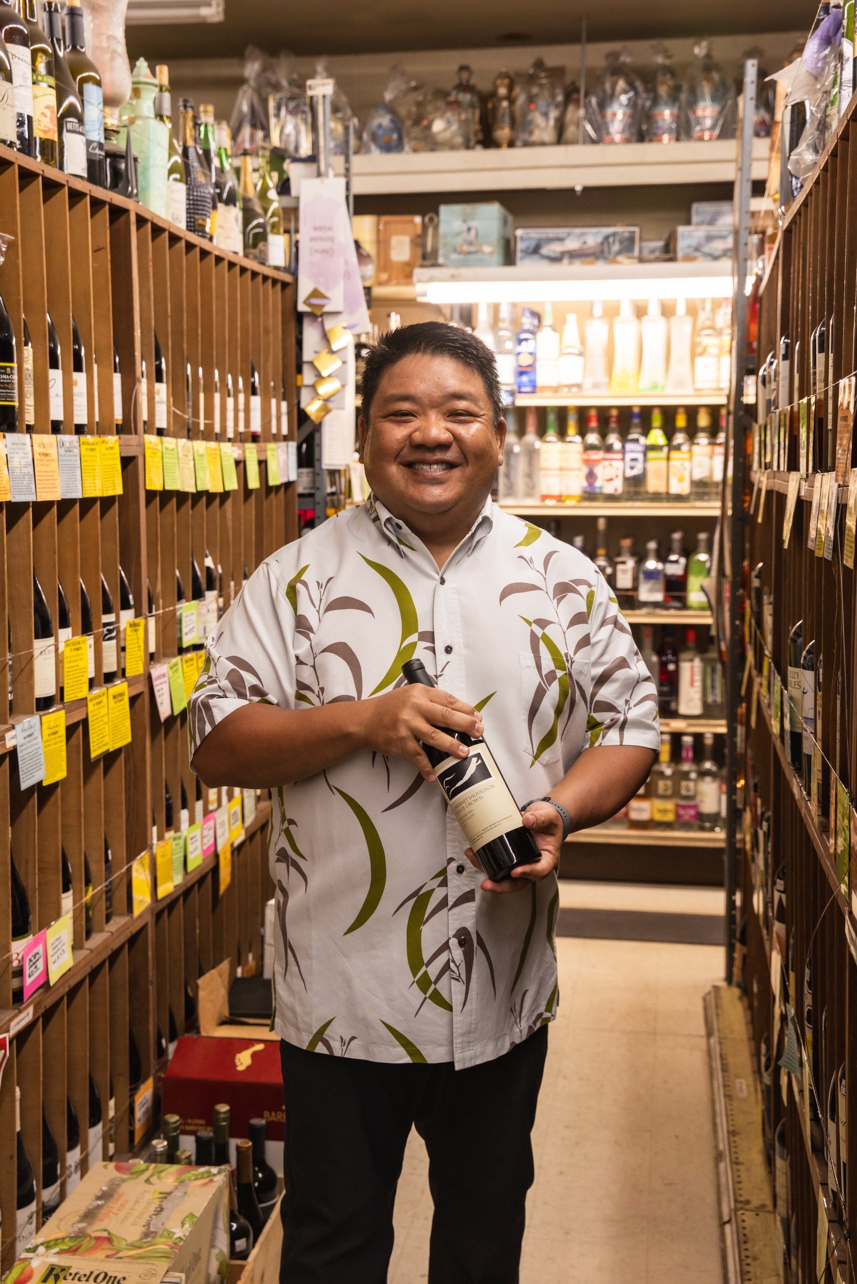 Koamakuaʻole Nā Lau Ulu Aloha Shirt- Dove