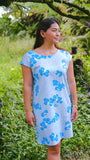 ʻIlima Kūkahakai Pōkiʻi Dress-Blue