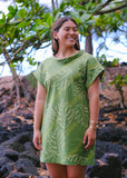 Hoʻolauʻulu Mōhalu Dress- Island Green