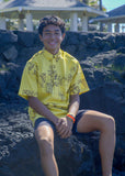 Hemalukuakahi Pullover Aloha Shirt- Banna Pepper
