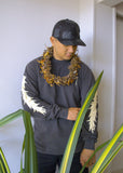 Palaiʻula Long Sleeve T-Shirt- Charcoal
