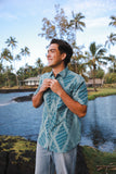 Hulihia Kīlauea Holopali Aloha Shirt- Storm