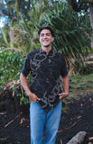 Hale O Lono Holopali Aloha Shirt- Black