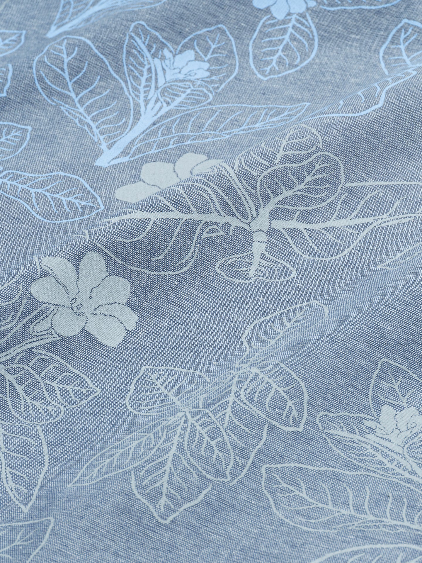 Nāʻūpuaʻauliʻi ʻOpuʻu Shell Top- Indigo Chambray