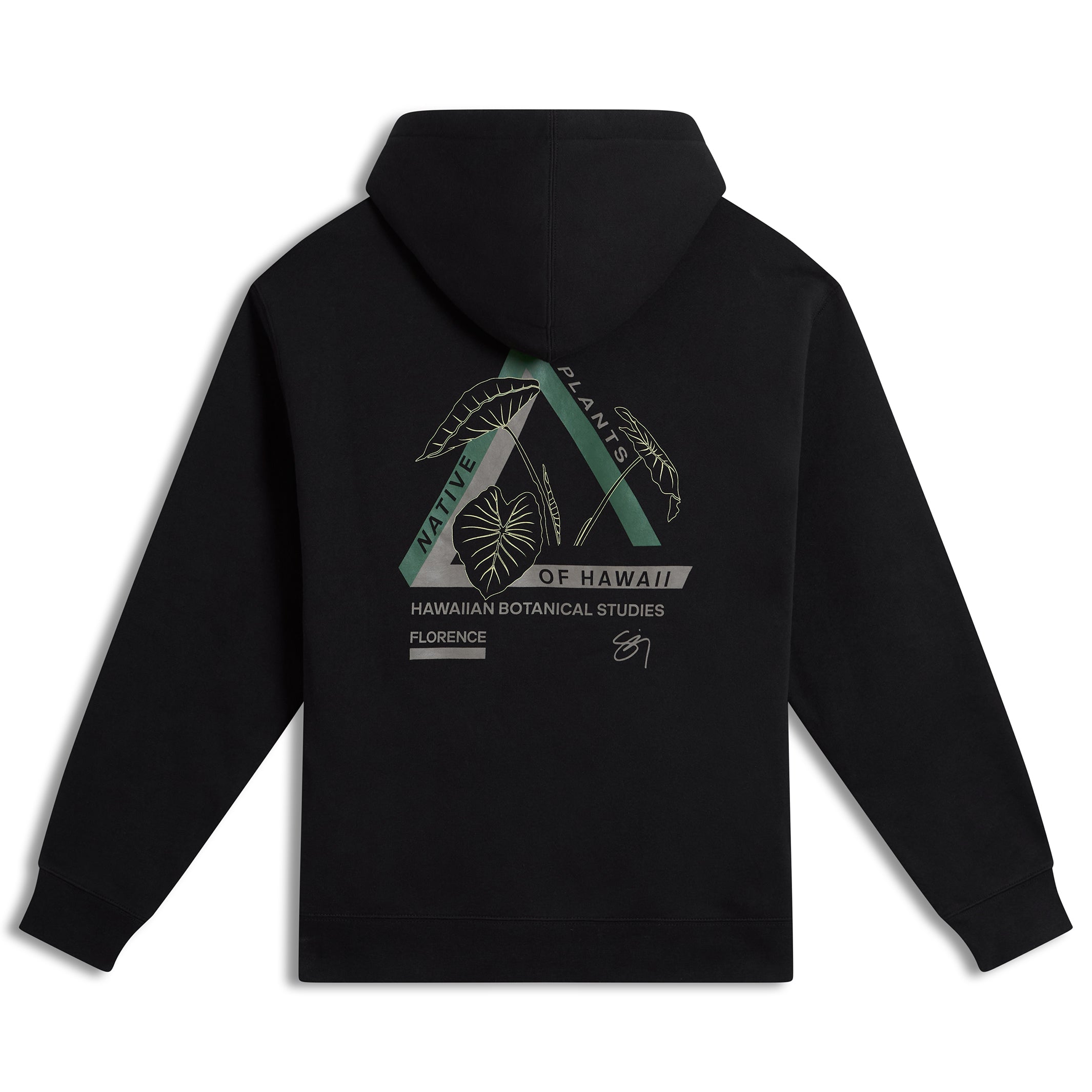 Florence x Sig Zane Kalo Hoodie- Black