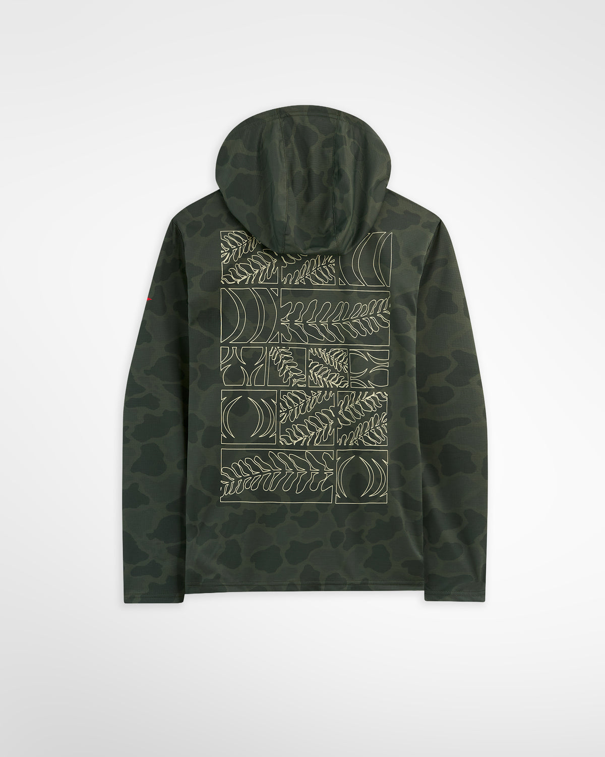 Sig Zane Koa Airtex Hooded Long Sleeve Shirt- Mountain Camo