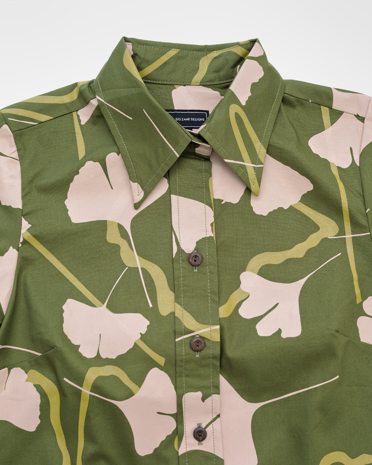 Halia Aloha Paniau Dress- Avocado/Olive/Tan