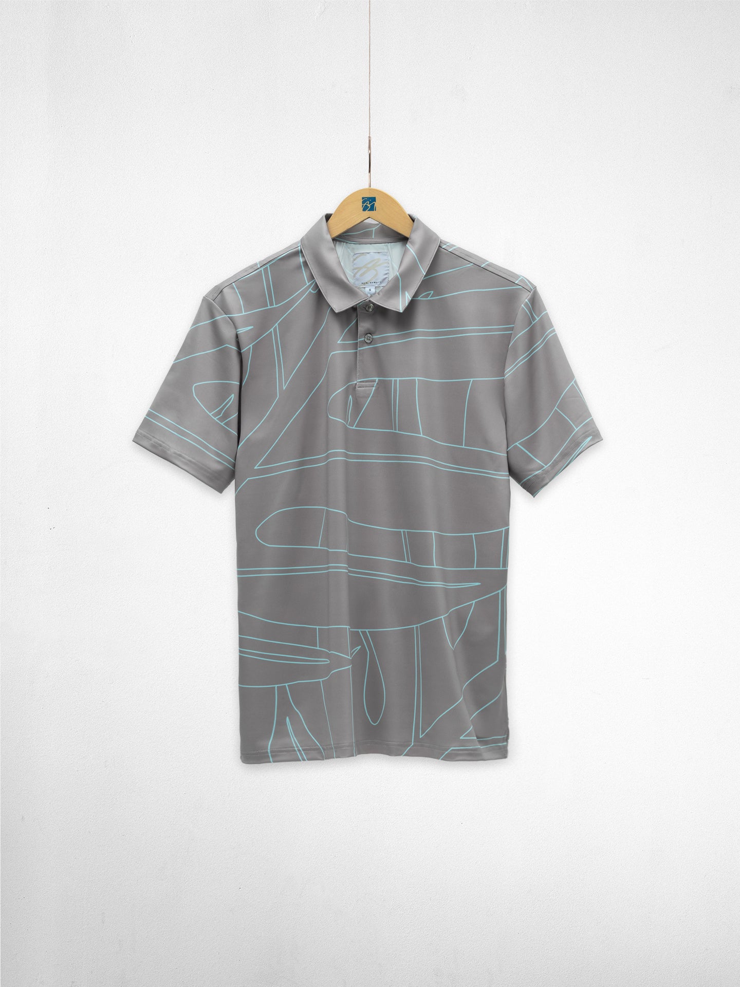 Heʻikelau Pilipono Aloha Shirt- Overcast