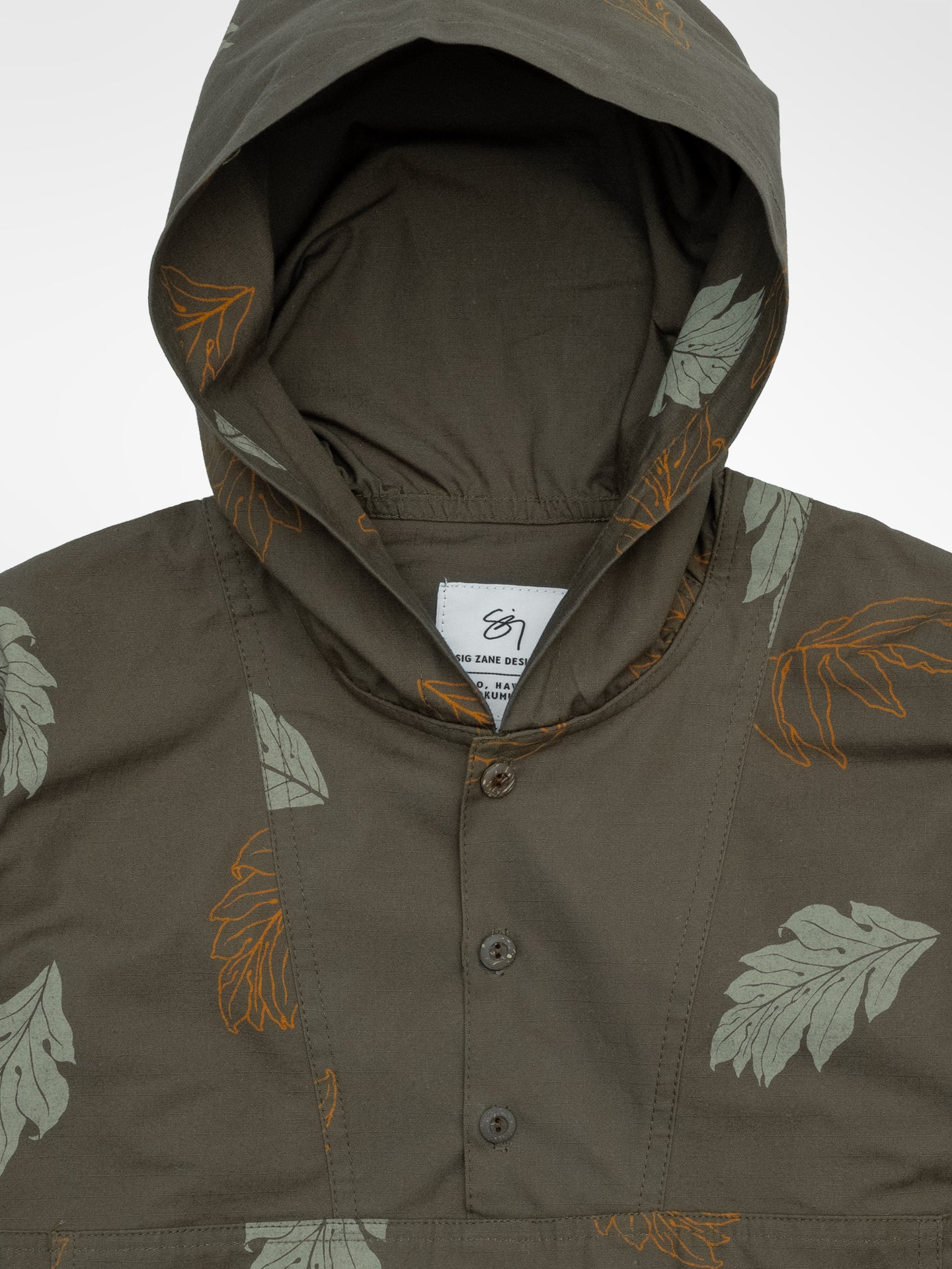 ʻUlukau ʻAhuna Anorak- Moss