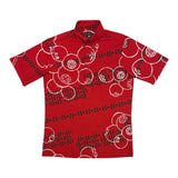 ʻAi ʻŌhelo Pullover Aloha Shirt- Chinese Red