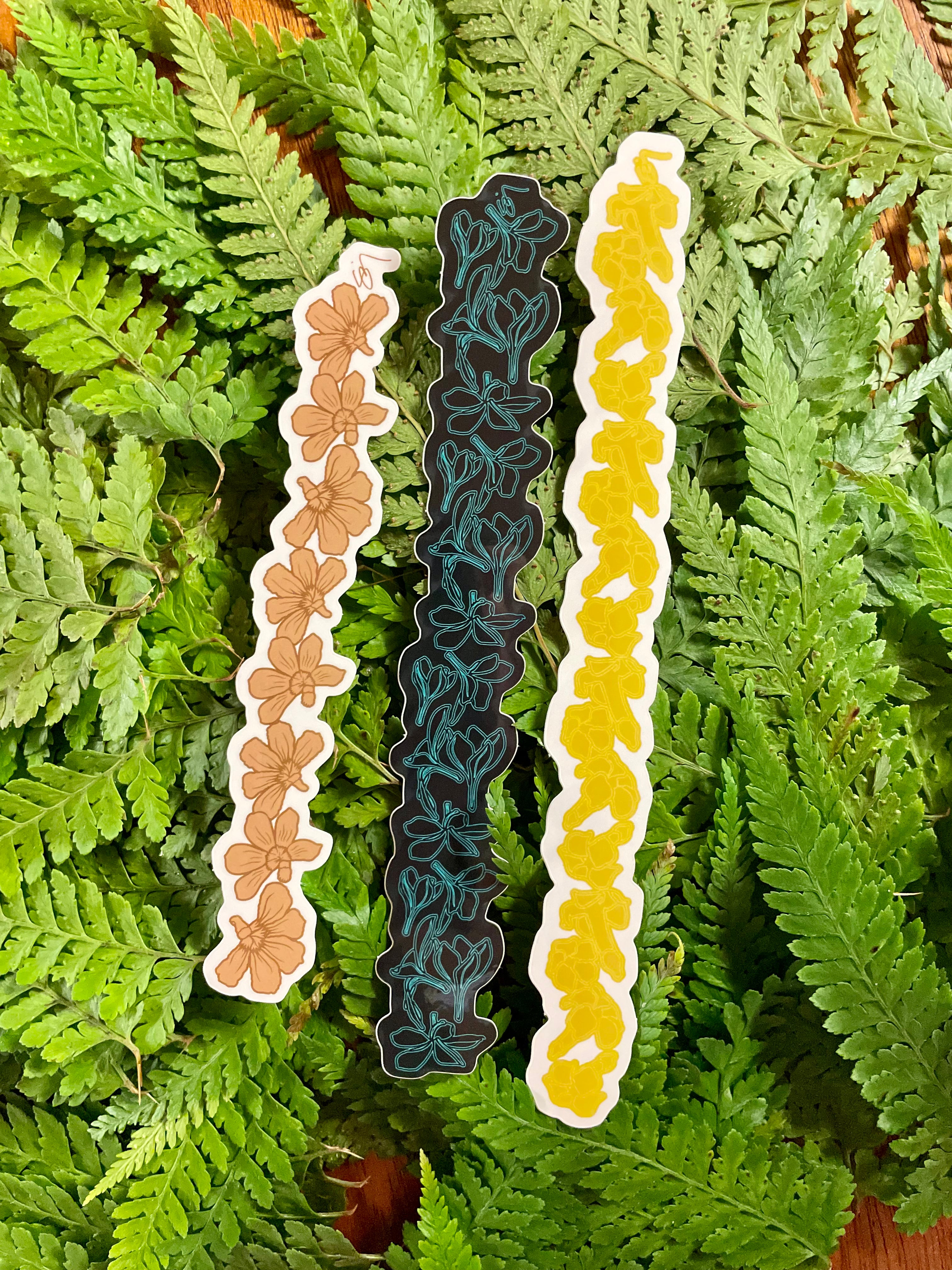 3 Pack Lei Stickers