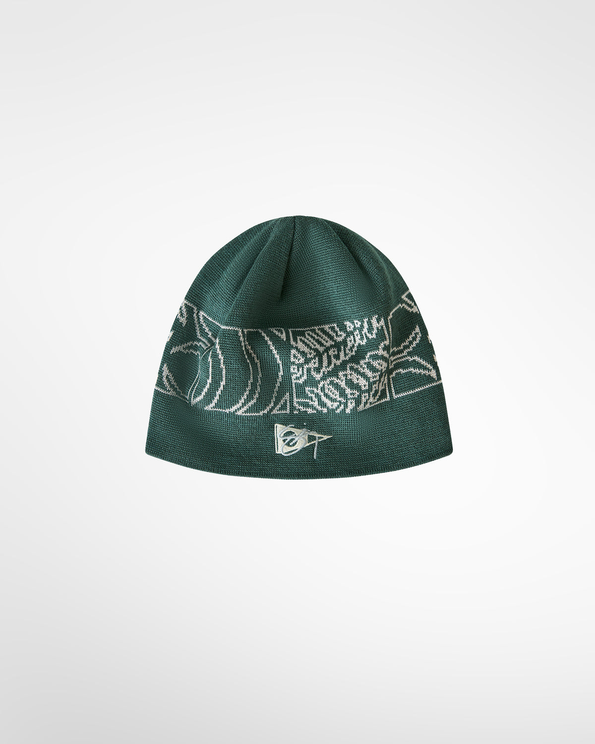 Sig Zane Koa Jacquard Knit Beanie- Sycamore