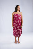 Ka Puīa ʻAla Uluau Dress- Bordeaux