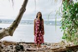 Ka Puīa ʻAla Uluau Dress- Bordeaux