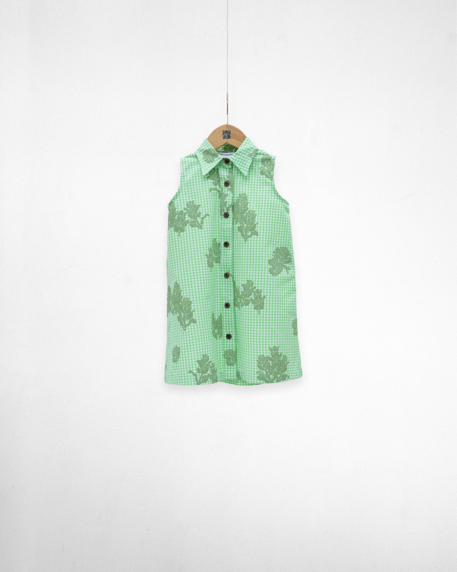 Kalikohumuʻula Keiki ʻŌpua Dress-  Sweet Pea Gingham