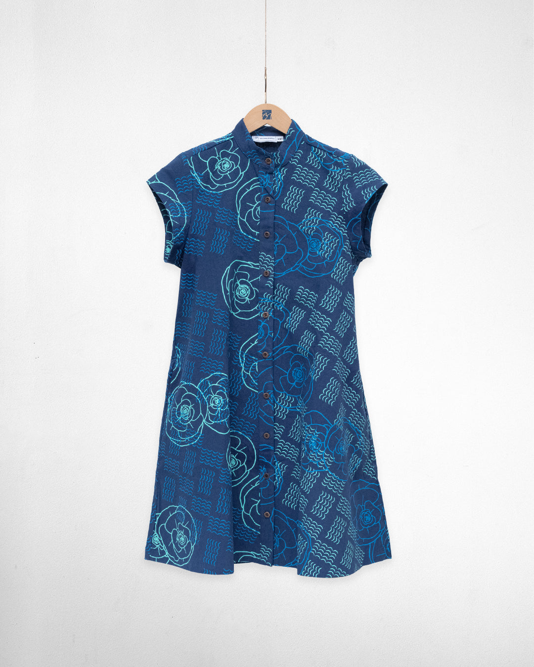 Kolo I Ka Pō Hua Dress- Arabian Blue