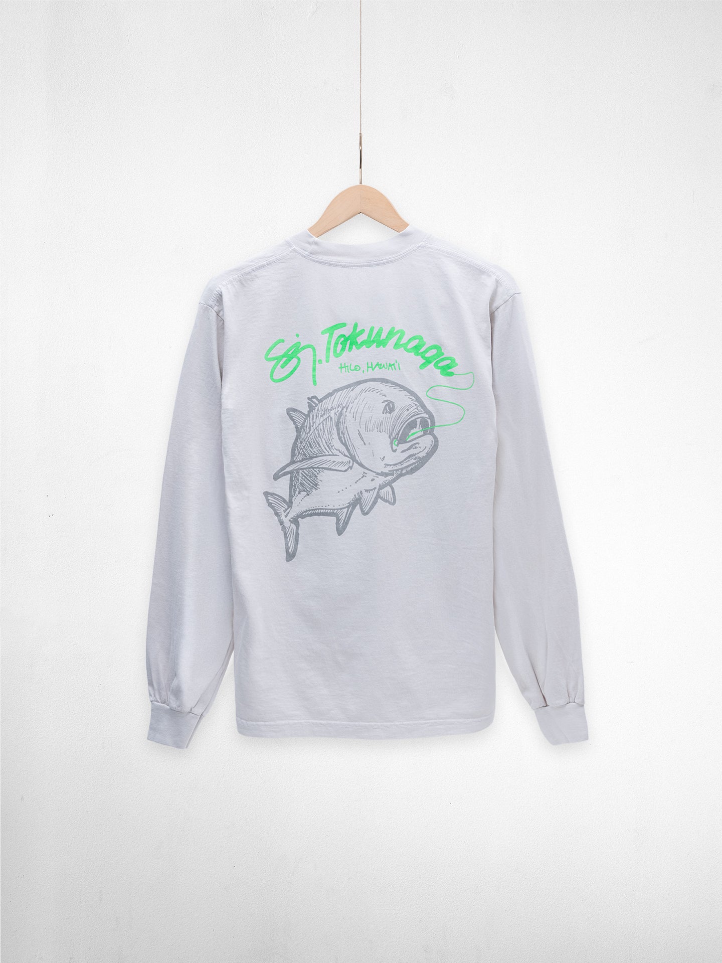 SZ x S. Tokunaga Longsleeve Tee- Cement