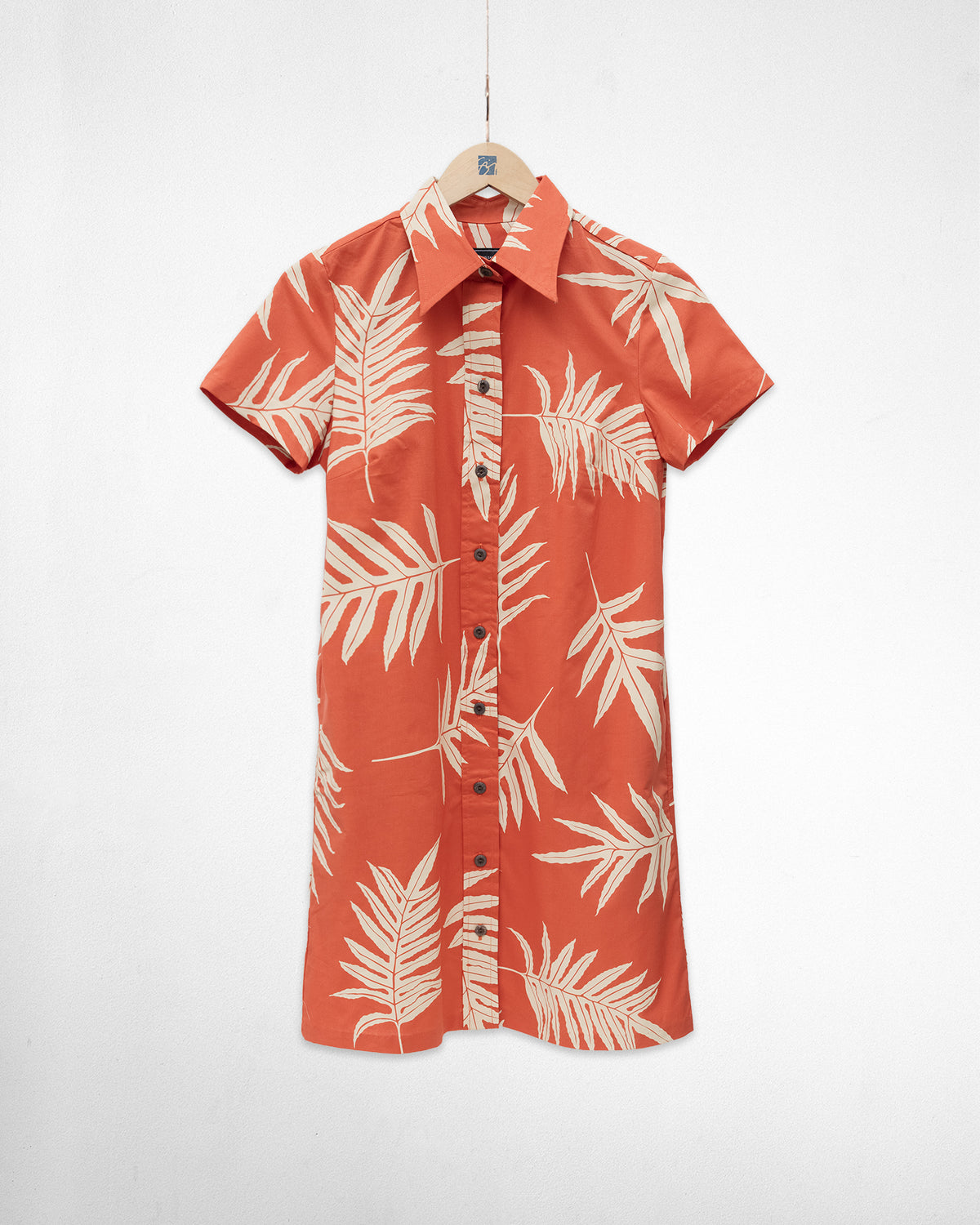 Lauloa Paniau Dress- Terracotta/Cream