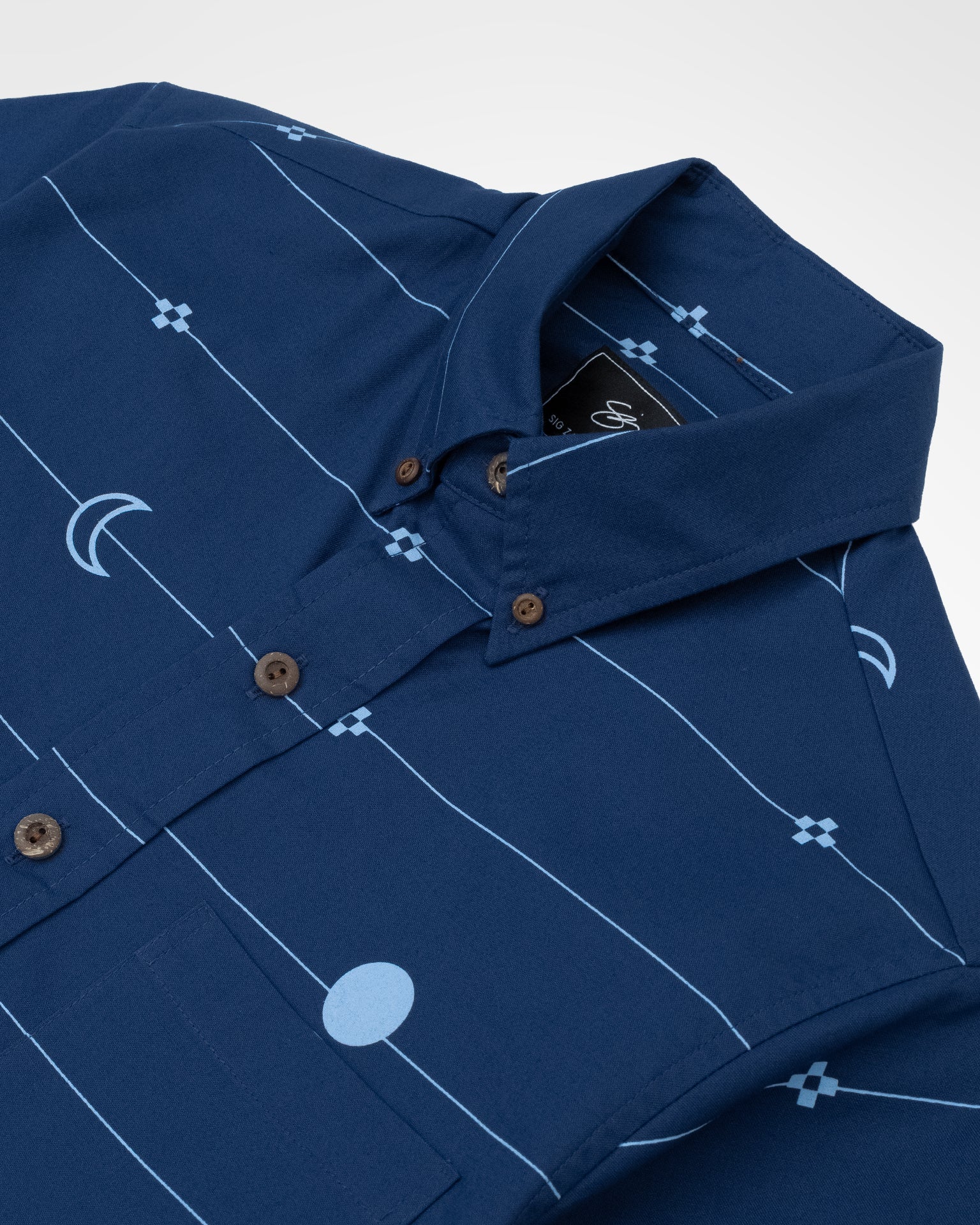 Mamala Pili Button Up Aloha Shirt- Windsor