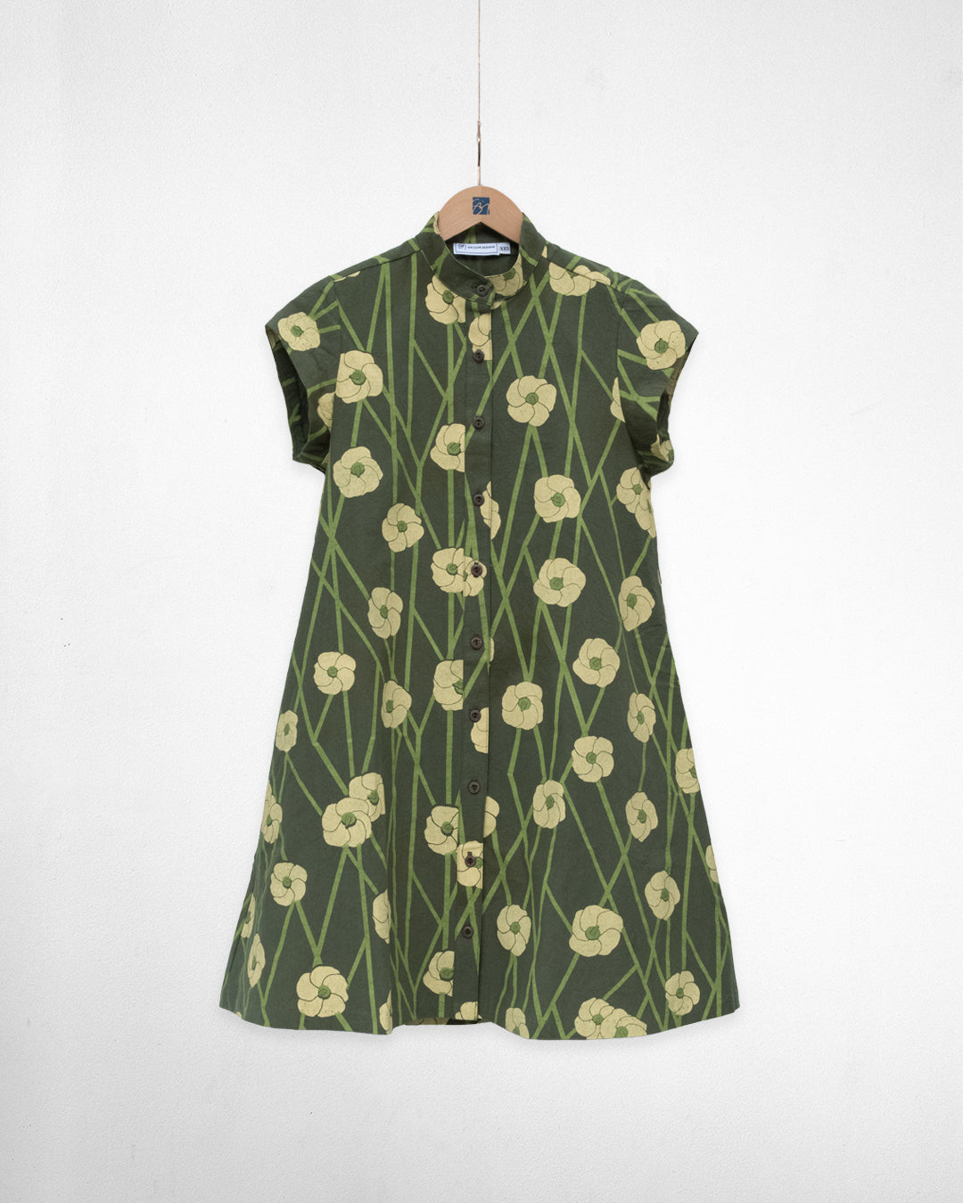 Nā Haumana Hua Dress- Deep Olive