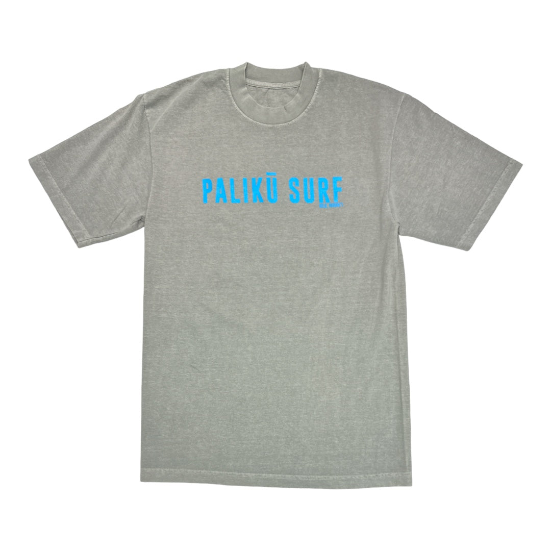 Palikū T-Shirt- Dark Silver / Blue
