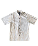 He Huakaʻi Nui Button Up Aloha Shirt- White