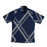 Hoʻohenohiʻileihaliʻaaloha Pullover Aloha Shirt- Nautical