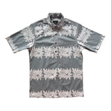 Kukui Hou Pullover Aloha Shirt- Medium Grey