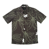 Ke Alo Kele Kuahiwi ʻAʻalahonua Button Up Aloha Shirt- Black