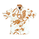 Moʻolani Pullover Aloha Shirt- White