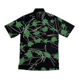 Ulu Kukui Pullover Aloha Shirt- Black