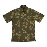 Kahanulauaʻe Pullover Aloha Shirt- Khaki