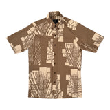 Kupaianaha Button Up Aloha Shirt- Bison