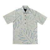 Ululoa Pullover Aloha Shirt- Dove