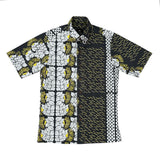 Ola Kanilehua Button Up Aloha Shirt- Gotham Grey