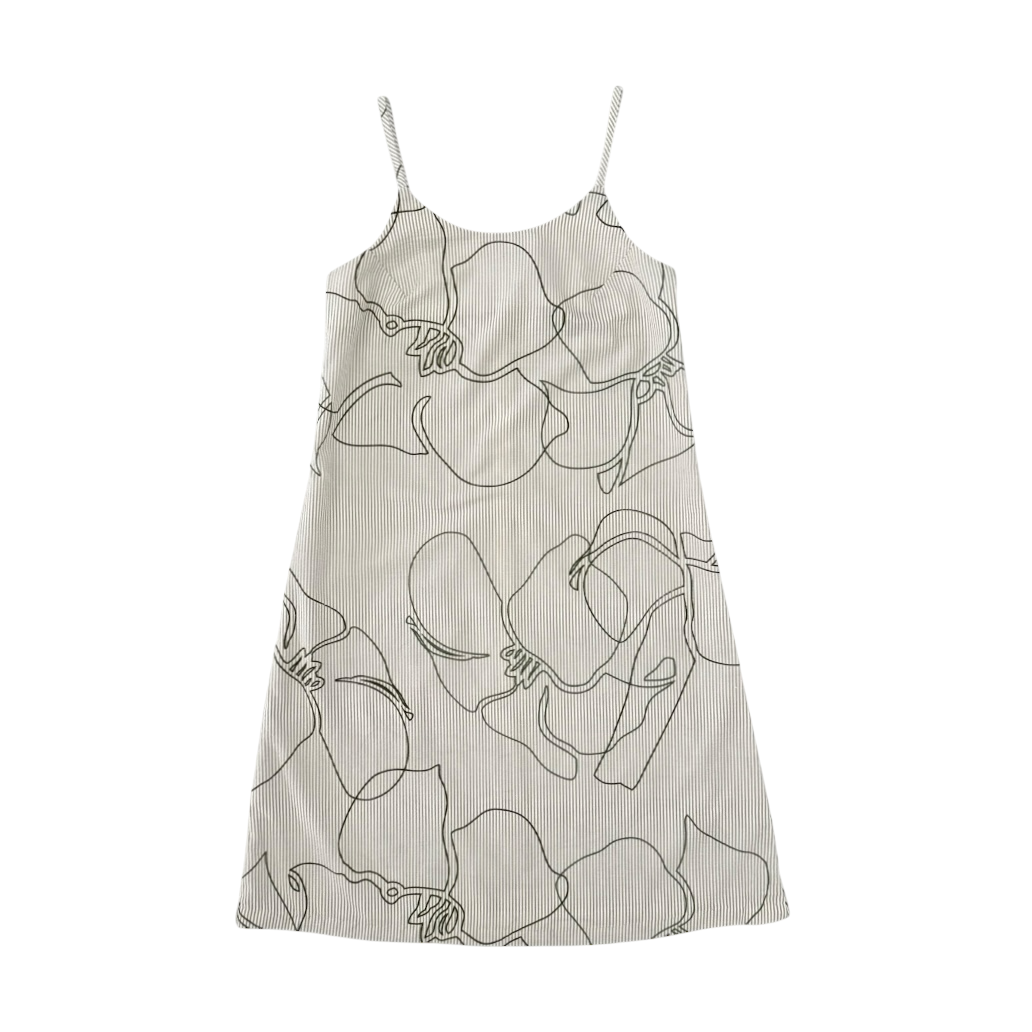 Pua A Tane Pua Ka Hīnano Dress- Khaki Seersucker