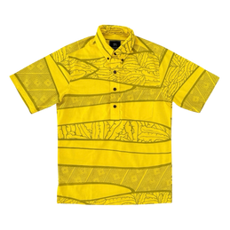 Ka Uluwehi O Ke Kai Pullover Aloha Shirt- Citrus – Sig Zane Designs