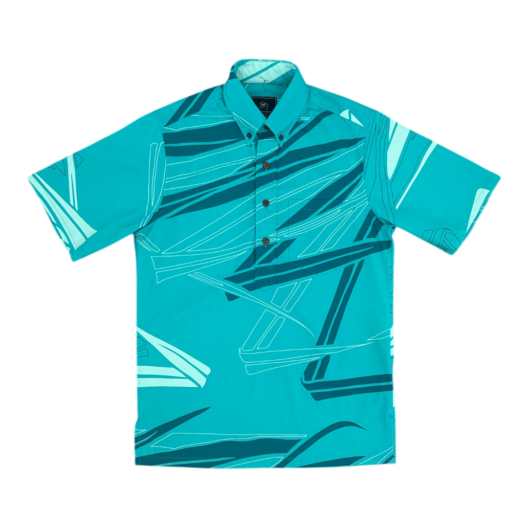 Pili Lāʻele Pullover Aloha Shirt- Breakers