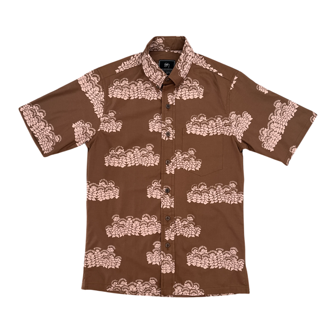 Keahialaka Button Up Aloha Shirt- Sable