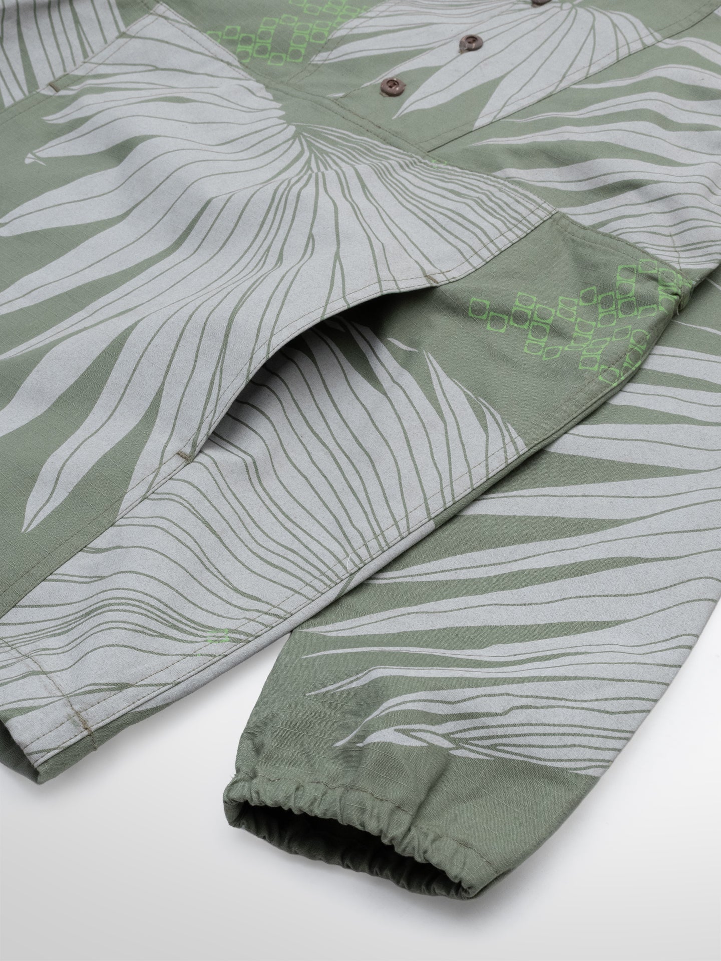 Makakiloiʻa ʻAhuna Anorak Jacket- O.D Green