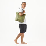 Sig Zane x Aloha Collection Loulu Reversible Tote- Olive