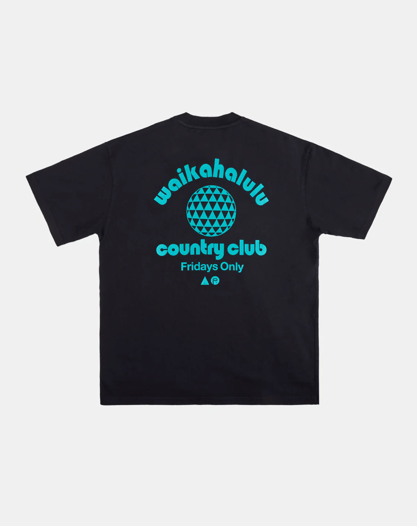 Puttwell Waikahalulu Country Club Tee- Black