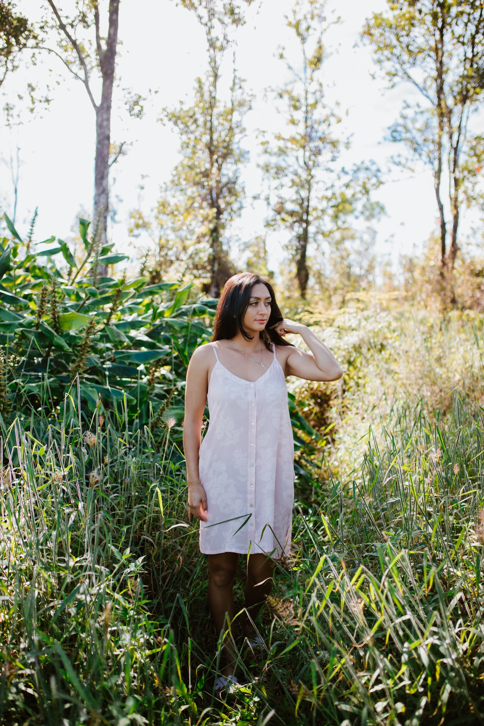 Sig Zane x Coconut Ave. Liko Ka Liko Day Tripper Dress- Lotus