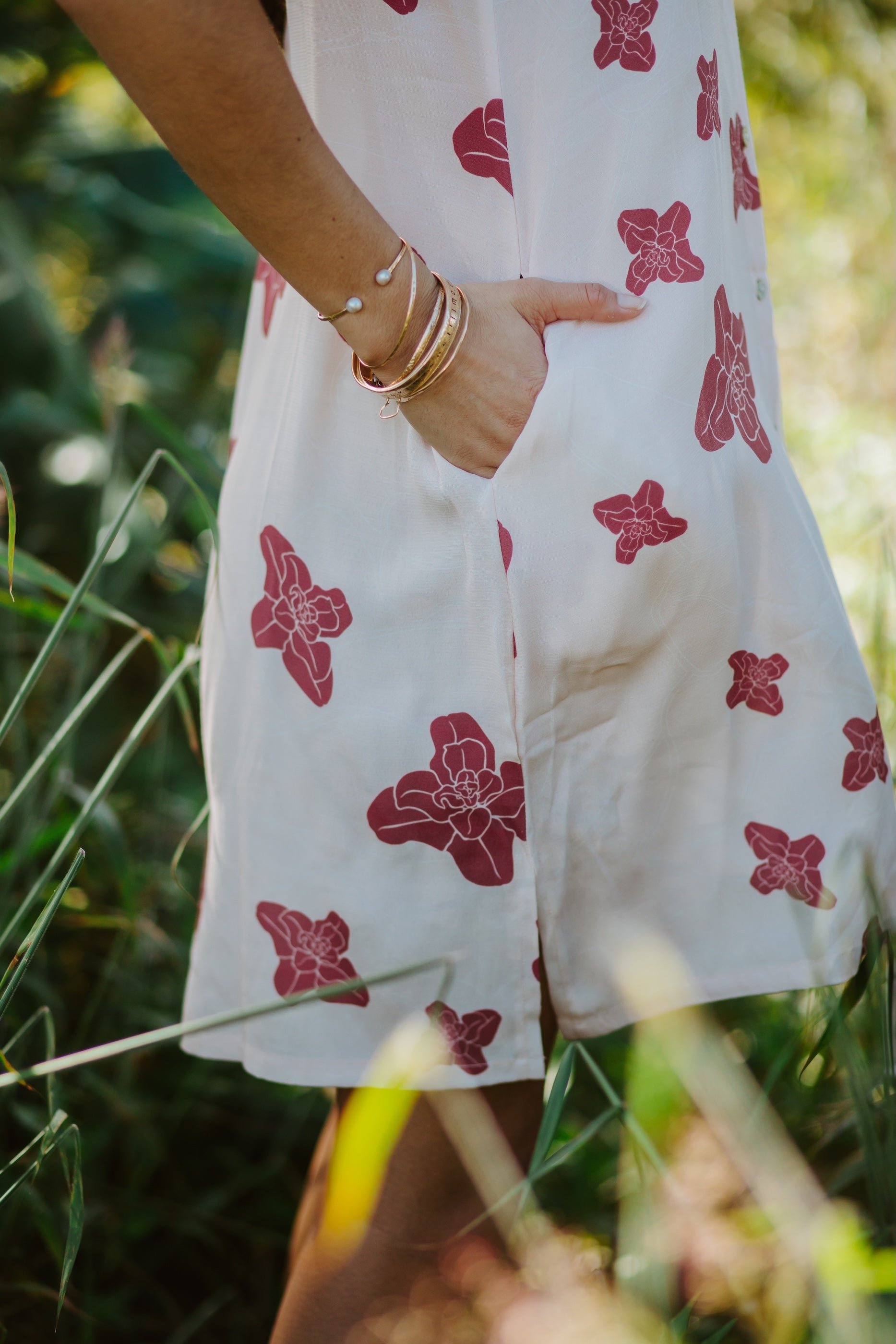 Sig Zane x Coconut Ave. Likoʻula Day Tripper Dress- Lotus